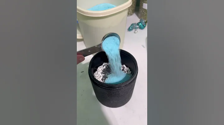 Rock Tumbling Rainbow Obsidian - Stage 1 #rocktumbling  ￼