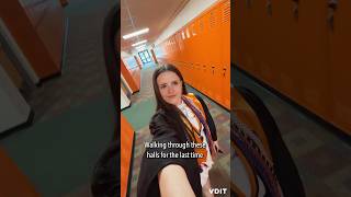 Walking through my high school hallways for the last time! 😢