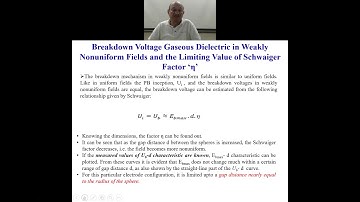 Chapter 4 Part 4: Field-Dependent Electric Strength and Breakdown in Gaseous Dielectric and Vacuum