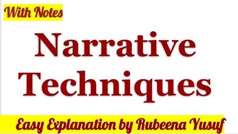 15 Narrative Techniques | Flash Forward | Flashback | Easy Explanation
