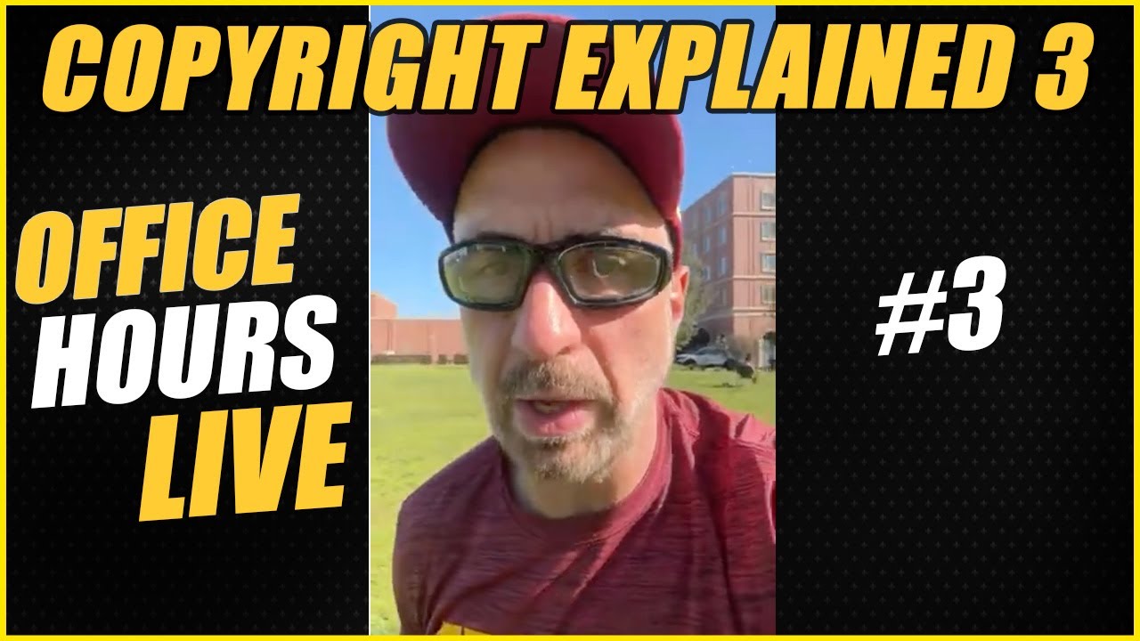 Music Business Eduction Live - Professor Bobby Borg Explains Copyrights (Part 3)