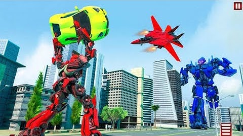 Jet Robot Car Game New version update 2022 Level 5 Fighting gameplay