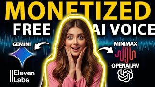⚡TOP 2 FREE AI Voice Generators 2025 – 100% Monetizable Voice ⚡