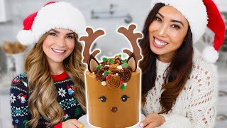 HOW TO MAKE A REINDEER CAKE!