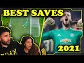 Americans Reacts To BEST GOALIE SAVES In 2021!