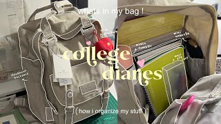 college diaries 🪴 what’s in my school bag ( ft. doughnut bag ) | ep.01 screenshot 4