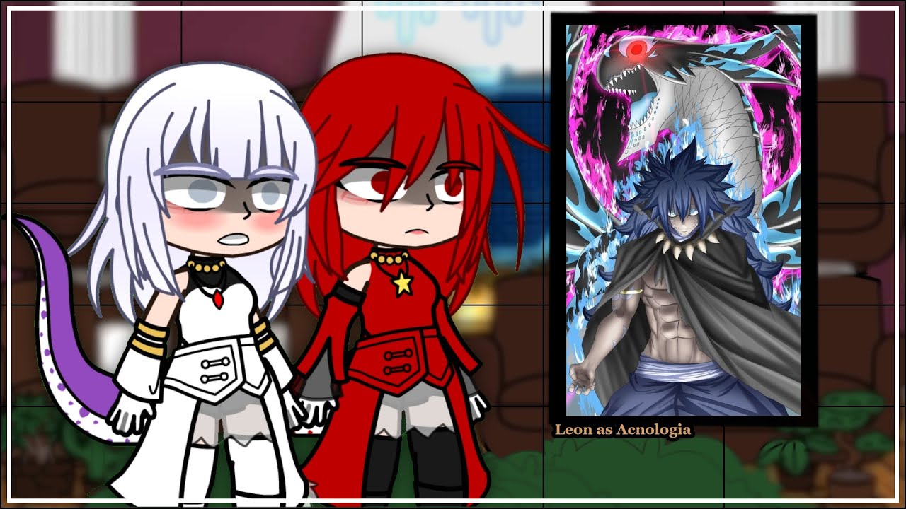 (🇺🇸, 🇧🇷) Shut up evil dragon react to Leon as Acnologia