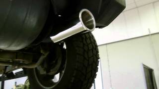 Hummer H2 Met Maatwerk Rvs Sport- Uitlaatsysteem Van Eps Uitlaten Bv