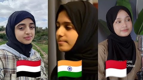Malak Fathi & Ayisha Abdul Basith | Rahman Ya Rahman Official Music Video #india #yemen #indonesia
