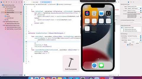 How To Create SearchBar To Search In TableViewData In Swift IOS