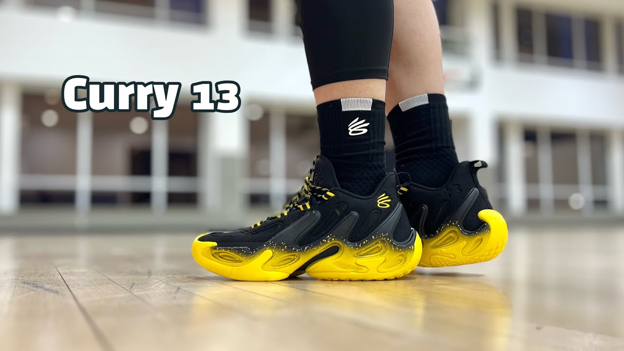 CURRY 13 バスケットボールシューズ ブラック/イエロー Curry 13: One Last Shimmy - YouTube