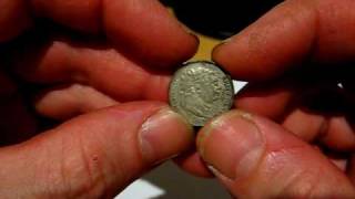 George III Bull Head Silver Sixpence 1817.AVI