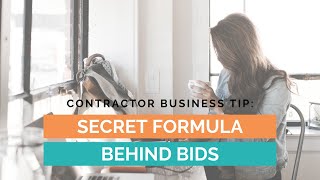 The secret formula behind every successful bid