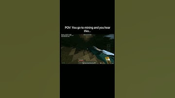 POV: You go mining and you hear this... #minecraft #shorts