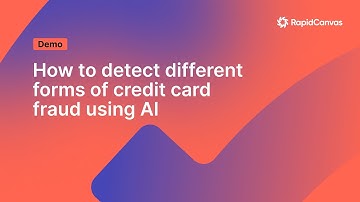 How to detect different forms of credit card fraud with AI