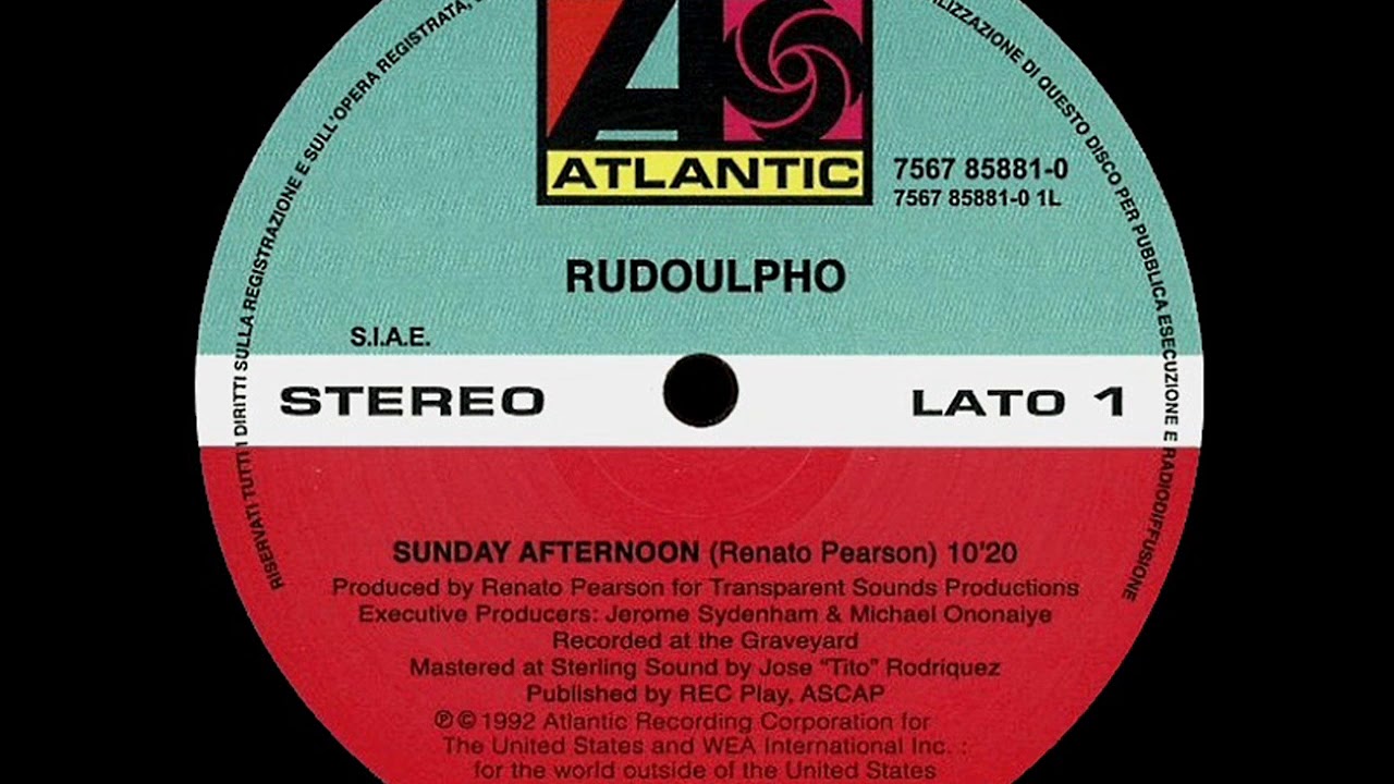 Rudolpho - Sunday Afternoon / Touch Me Rudoulpho - Sunday 