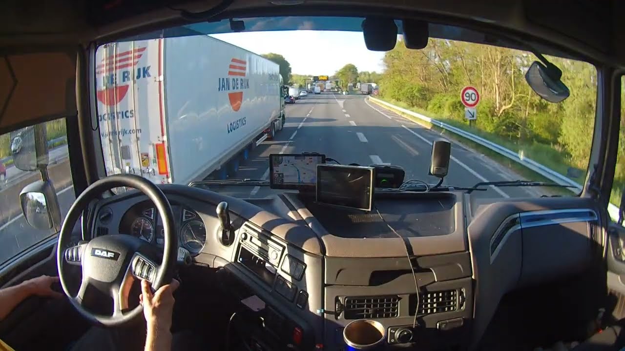 POV TRUCK DRIVING - The motorways in France Look just Great and take your Breath Away- POV DRIVING