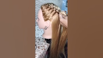 Your go to Braided ponytail hack♥️ #hairstyles #easyhairstyles #braids