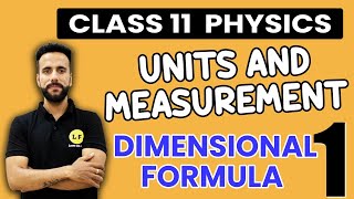 @learnandfunclass11science  CBSE Class 11 | Units and measurements | Dimensional Formula | Ashu Sir