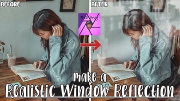 Make a Realistic Window Reflection Effect - Affinity photo iPad tutorial