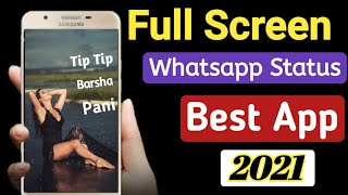 full screen whatsapp status app | trending whatsapp status 2021 screenshot 2