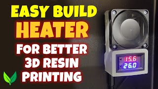 Easy build PTC Enclosure Heater for Better 3D resin printing - using W1209WK controller - by VOGMAN