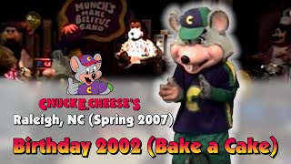 Chuck E. Cheeses Raleigh, NC - Birthday 2002 (Bake a Cake) - (2007)
Raleigh, NCs 3-Stage playing Birthday 2002 (Bake a Cake) at some point during the run of the April 2007 showtape. Some things of note for the show at this point in time are that Pizzacam was still on stage and Munch Jr. has been removed.
Original footage link: https://www.youtube.com/watch?v=cDsjWzRjazs
Welcome to The Cheese Crawl YouTube channel! If you enjoyed this video, why not check some of the other content that is offered, which is typically videos relating to North Carolina locations, but other animatronic related content is featured occasionally as well! Chuck E. Cheeses Raleigh, NC - Birthday 2002 (Bake a Cake) - (2007)