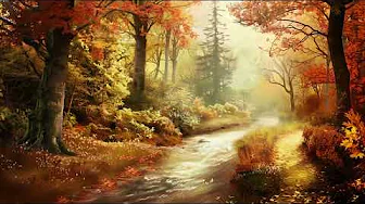 Enchanting Autumn River - Cozy Fall Vibes Screensaver & TV Art for a Tranquil Home Atmosphere