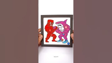 Italian Brainrot Muscled Cardboard Color Pinballs Game Challenge ❤️ #satisfying #gameplay #puzzle