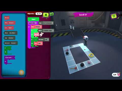 Rabbids Coding level 27 - 3 Stars