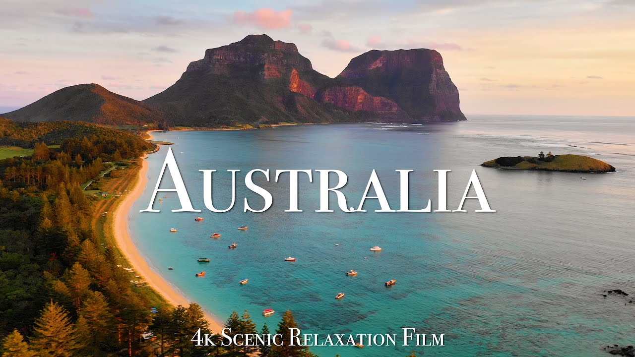 Australia 4K   Scenic Relaxation Film With Calming Music