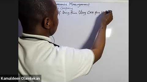 Performance Management: ICAN: (Decision Making Part 2 & Solution to Pricing Decision)