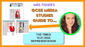 GCSE Media - The Times 10.01.24 - Representation