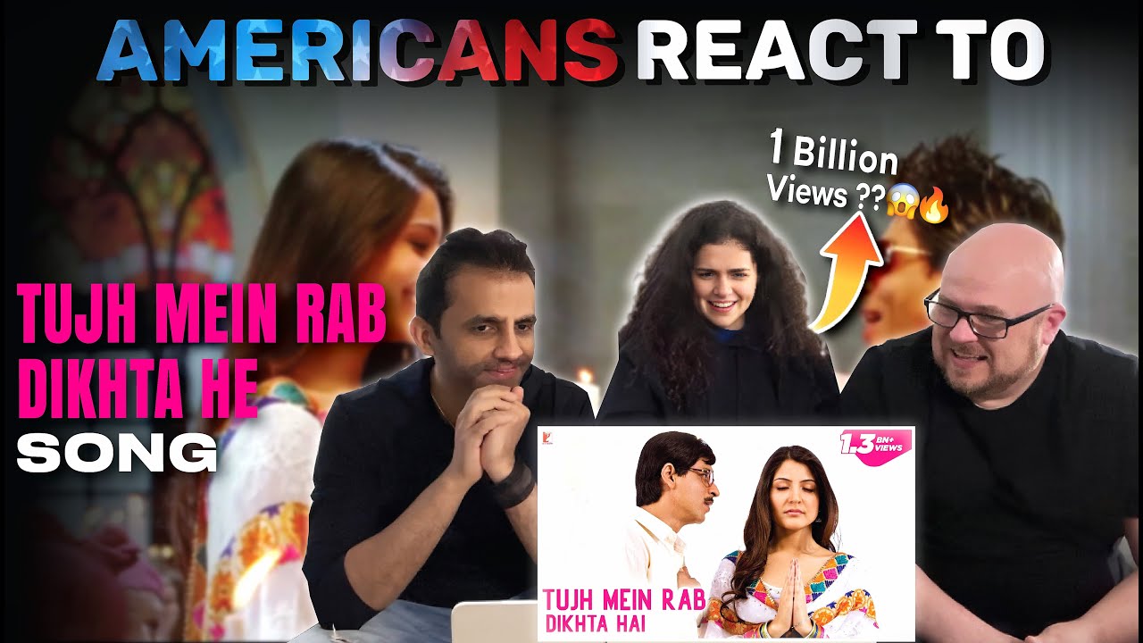 Tujh Mein Rab Dikhta Hai Reaction by New Yorkers | SRK x Anushka Sharma | Rab Ne Bana Di Jodi Song