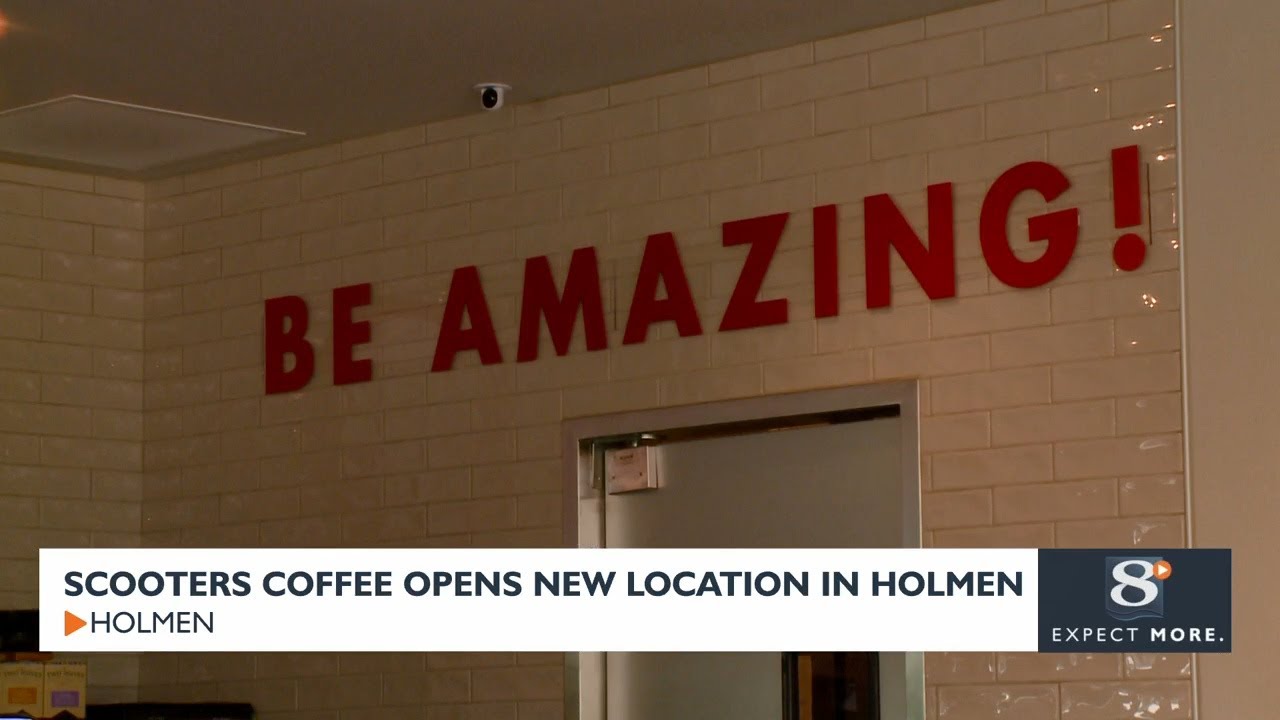 Scooter's Coffee opens new location in Holmen YouTube
