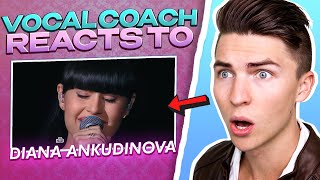 REACTION: Diana Ankudinova - Can't Help Falling In Love With You | VOCAL COACH Justin REACTS