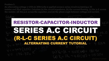 R-L-C Series AC circuit (Alternating current)