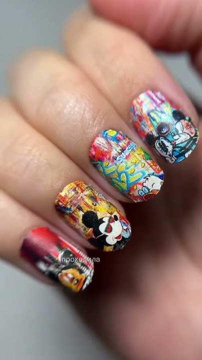 Эти ужасные наклейки 😩 #мкногти #nails #nailart #ногти #naildesign # ...