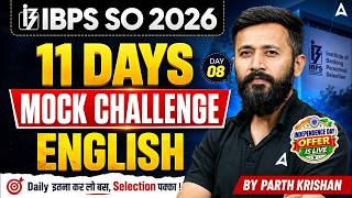 IBPS SO 2026 English Preparation | 11 Days Mock Challenge | Day 08 screenshot 4