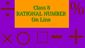 Class 8 Rational Numbers on Number Line