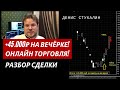 Торгуем онлайн! Разбор сделки на индекс РТС - Денис Стукалин