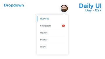 Daily UI - Day 027 - Dropdown