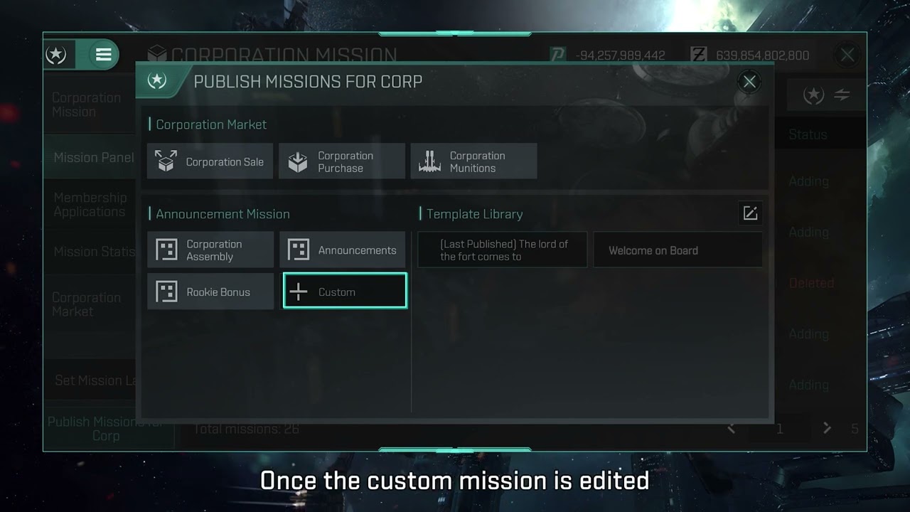 Corporation Mission System Introduction 丨EVE Echoes