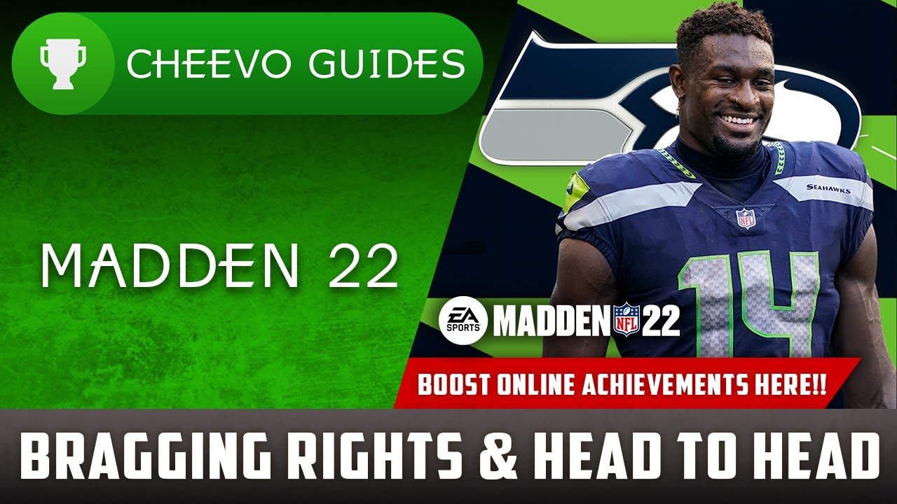 MADDEN NFL 22 - Bragging Rights & Head to Head  Achievement / Trophy Guide  (Xbox) *BOOST HERE* 