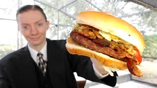 Burger King's NEW Candied Bacon Whopper Review!