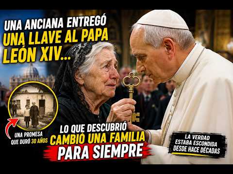 Video Una Anciana Entregó una Llave al Papa León XIV… Lo Que Descubrió Cambió una Familia para Siempre