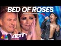 All the judges cried when they heard Bed of Roses with the most amazing voice in America!!