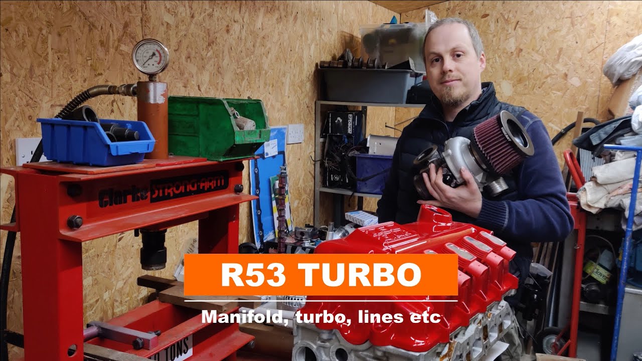 Mini cooper R53 turbo engine, turbo oil lines, manifold, sump, inlet ...