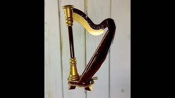 Personalized HARP Musical Instrument Ornament