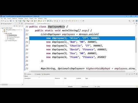 Java 8 Streams Tutorial | Find Highest Salary by Department | Real-Time Coding Example